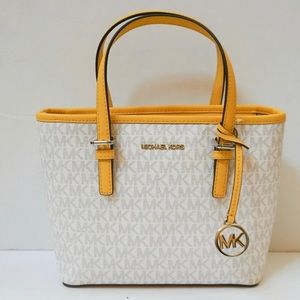 Michael Kors Logo Tote Bag Citrus/ Multi